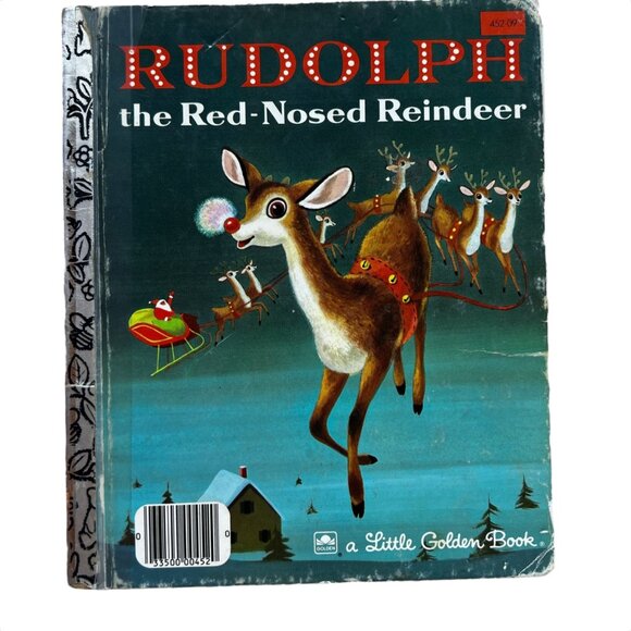 Lot of 3 Christmas Child’s Little Golden Books Rudolph 1976 Holidays, Tree 1985 - Picture 2 of 12